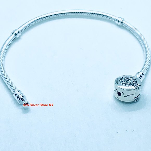 Pandora Moments SPARKLING CROWN O SNAKE Bracelet - Picture 7 of 10